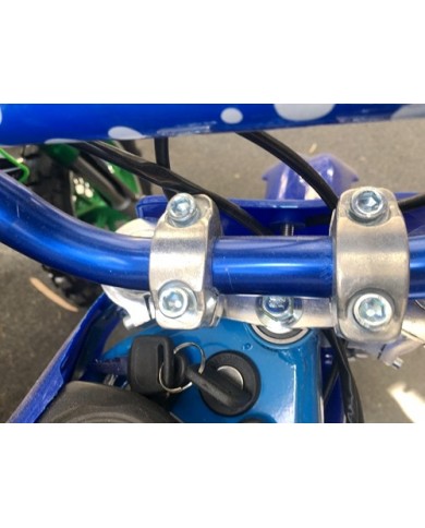 Handlebar Bar Risers Mount Bracket Clamp Taper For 47cc 49cc Mini Bike 22mm