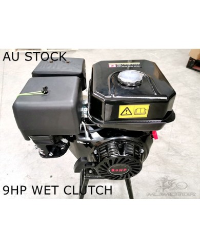 9HP 2:1 Reduction Gear Box Stationary Motor Engine Wet Clutch 4 Go Kart Trike
