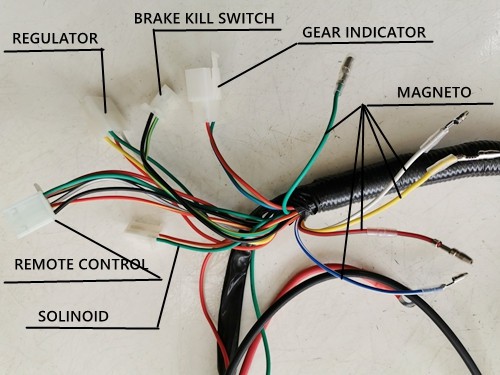 Electric Start Wiring Harness Loom 50cc 110cc 125cc QUAD DIRT BIKE ATV Buggy
