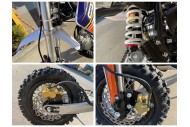70cc Dirt Bike Trail Pit Bike Motor Electric Start Semi Auto Junior Bike Kid Green