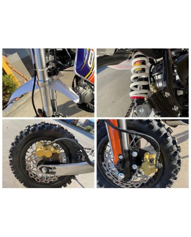 70cc Dirt Bike Trail Pit Bike Motor Electric Start Auto STINGRAY Junior Bike Kid Blue