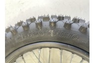 12mm  90/100-14 14" Inch Rear Wheel Rim Disc Sprocket Knobby Tyre  Dirt Bike