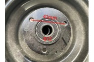 4.10- 6" 6 Inch Rear Wheel Rim + Tyre Tire 49cc Mini Quad Bike ATV Buggy 12mm front wheel