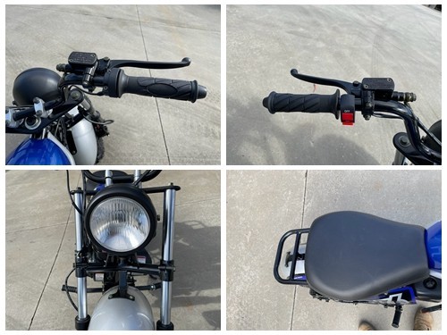 MB200 TrailMaster Hurricane 200X Mini Bike Coleman Full sized Kids Adults Bike RED