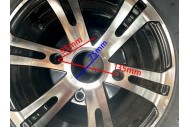10 inch Complete Wheel Alloy Rim Tyre Quad ATV Buggy Gokart 4 Stud AT22x10-10