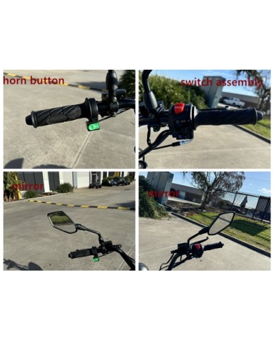 MB200X TrailMaster Hurricane Mini Bike Coleman Full sized REC-REG E-start RED