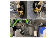 125CC ATV Sport Quad Dirt Bike 4 Wheel Buggy Go kart Rear Rack Semi Auto 3+1 Ranger red