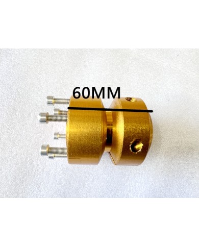 DISC CARRIER HUB CNC 20MM AXLE WITH 6MM KEYWAY GO KART TRIKE SPROCKET