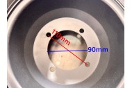 18x9.5-8 8 inch Wheel Rim Tyre Quad ATV Buggy Gokart 4 Stud Complete Wheel