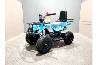 WILDFORCE49 49CC FARM QUAD BIKE ATV BUGGY KIDS 4 WHEELER HUASHENG 2-STROKE BLUE