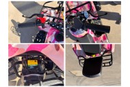 49cc Mini Farm Quad Bike, ATV Buggy Kids, 4 Wheeler Pocket, Pit Dirt Bike in Red