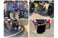 49cc Mini Farm Quad Bike, ATV Buggy Kids, 4 Wheeler Pocket, Pit Dirt Bike in Red