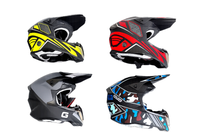 ECE22.06 Kids Motocross Helmet Dirt Bike ATV Quad Off Road Youth BMX Riding kart